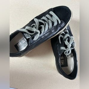 Golden Goose Leather Sneakers in good condition.